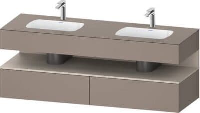 Qatego Встраиваемая раковина с тумбой под консольную раковину 92