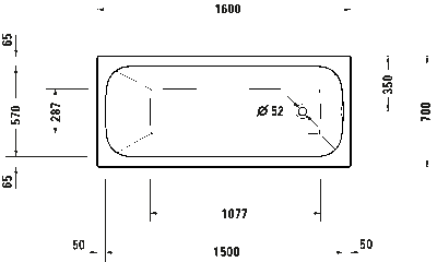 Qatego Встроенная ванна 4