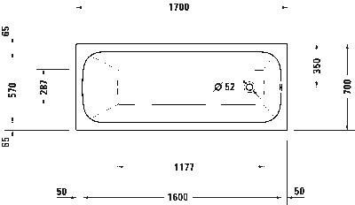 Qatego Встроенная ванна 4