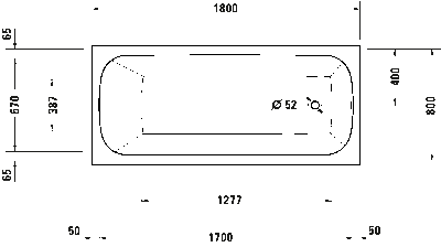 Qatego Встроенная ванна 4