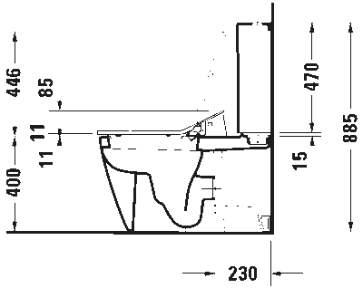 Сиденье для унитаза с душем SensoWash Slim 27