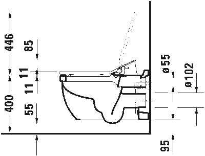 Сиденье для унитаза с душем SensoWash Slim 40