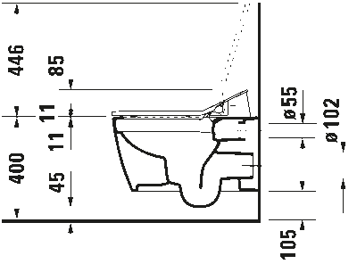 Сиденье для унитаза с душем SensoWash Slim 46