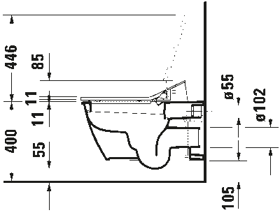 Сиденье для унитаза с душем SensoWash Slim 53