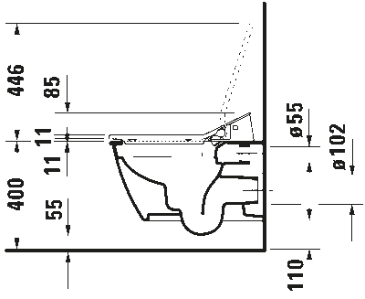 Сиденье для унитаза с душем SensoWash Slim 56
