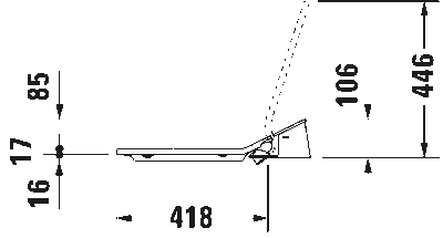 Сиденье для унитаза с душем SensoWash Slim 59
