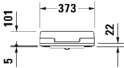 Сиденье для унитаза с душем SensoWash Slim 60