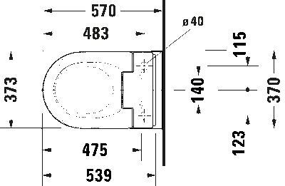 Сиденье для унитаза с душем SensoWash Slim 61