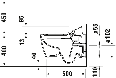 Сиденье для унитаза с душем SensoWash Slim 62