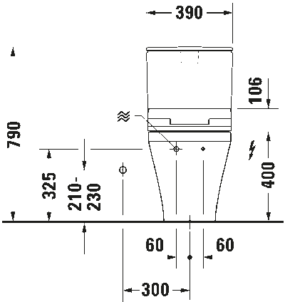 Сиденье для унитаза с душем SensoWash Slim 28