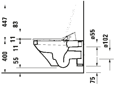 Сиденье для унитаза с душем SensoWash Slim 30