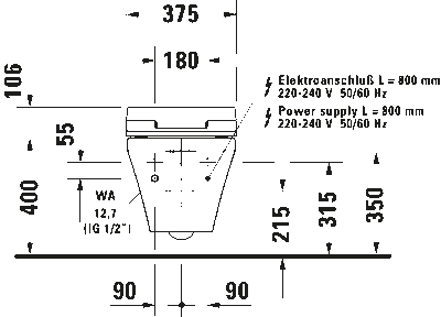 Сиденье для унитаза с душем SensoWash Slim 39