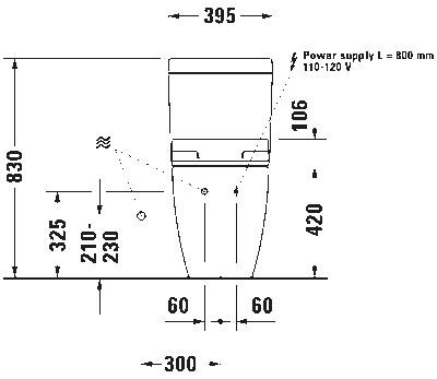 Сиденье для унитаза с душем SensoWash Slim 8