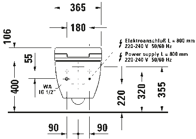Сиденье для унитаза с душем SensoWash Slim 11