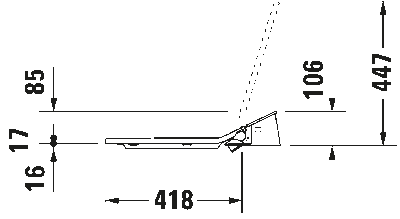 Сиденье для унитаза с душем SensoWash Slim 13