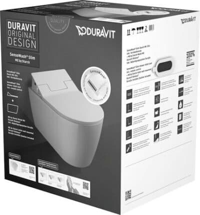 Duravit Готовый комплект унитаз-биде  состоит из: Сиденье для унитаза-биде SensoWash® Slim #611000 00230 4300 и чаши  ME 9