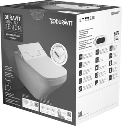 Duravit Готовый комплект унитаз-биде  состоит из: Сиденье для унитаза-биде SensoWash® Slim #611200 00230 4300 и чаши  Du 6