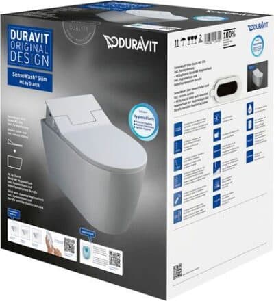 Duravit Готовый комплект унитаз-биде  состоит из: Сиденье для унитаза-биде SensoWash® Slim #611000 00230 4300 и чаши  ME 1