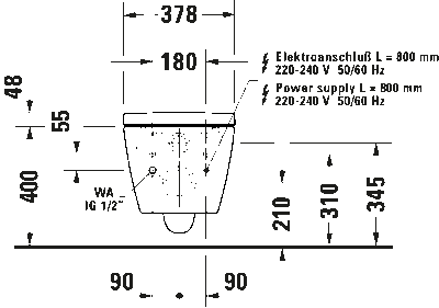 Duravit Готовый комплект унитаз-биде Starck f Plus 31