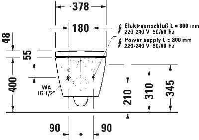 Duravit Готовый комплект унитаз-биде Starck f Lite 28