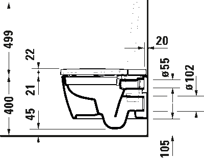 Duravit Готовый комплект унитаз-биде Starck f Pro Compact 12