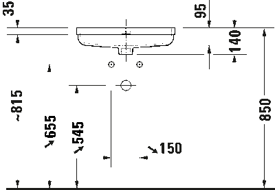 Soleil by Starck Встраиваемая раковина 3