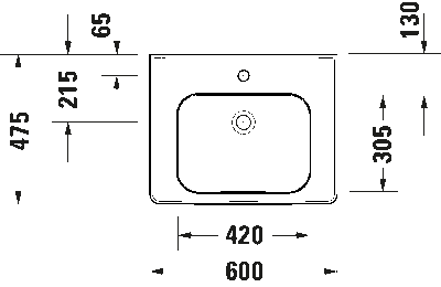 Soleil by Starck Умывальник 5