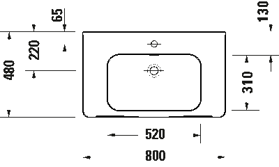 Soleil by Starck Умывальник 4