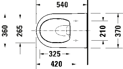 Soleil by Starck Настенный унитаз HygieneFlush 7