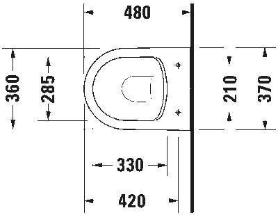 Soleil by Starck Компактный настенный унитаз 6