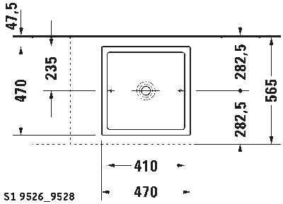 Starck 1 Раковина шлифованный вариант 5