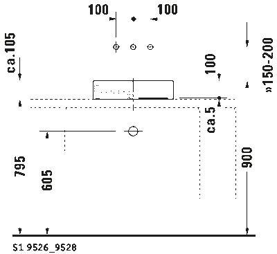 Starck 1 Раковина шлифованный вариант 8