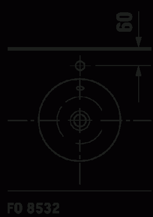 Starck 1 Раковина с переливом 4