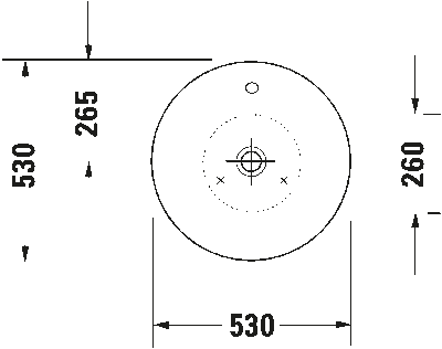Starck 1 Раковина шлифованный вариант 3