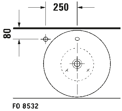 Starck 1 Раковина шлифованный вариант 4