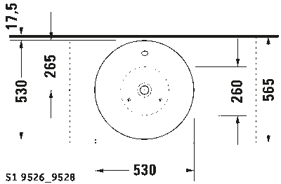 Starck 1 Раковина шлифованный вариант 5
