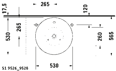 Starck 1 Раковина шлифованный вариант 6