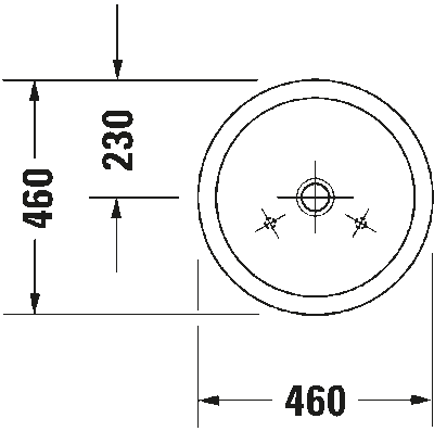 Starck 1 Раковина шлифованный вариант 3