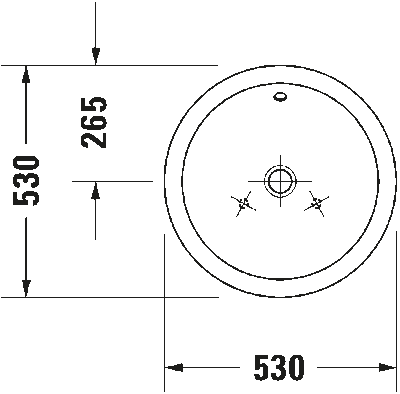 Starck 1 Раковина шлифованный вариант 3
