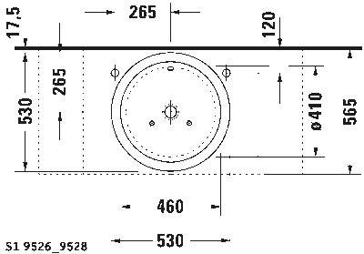 Starck 1 Раковина шлифованный вариант 5