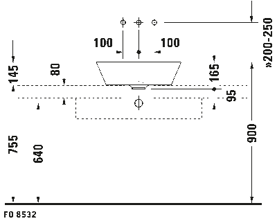 Starck 1 Раковина шлифованный вариант 9