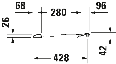 Starck 1 Сиденье для унитаза 11