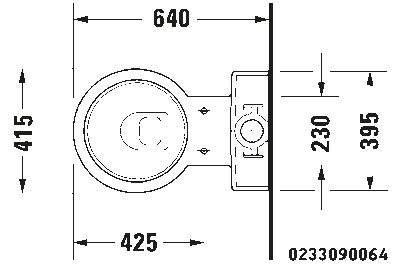 Starck 1 Унитаз комбинированный (не вкл. бачок) 10