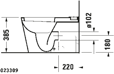Starck 1 Унитаз комбинированный (не вкл. бачок) 11