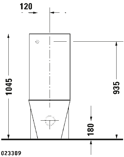 Starck 1 Унитаз комбинированный (не вкл. бачок) 13