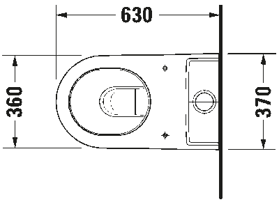 Starck 2 Унитаз комбинированный (не вкл. бачок) 10
