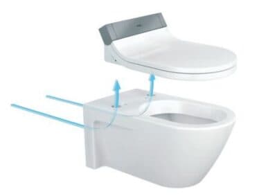 Starck 2 Унитаз подвесной для SensoWash с вертикальным смывом только в сочетании  SensoWash включая компоненты дл SensoW 4