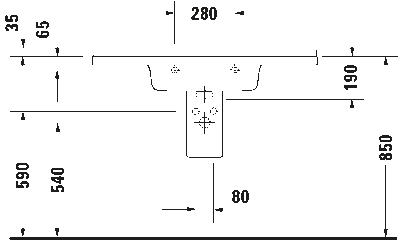 Starck 3 Умывальник 7