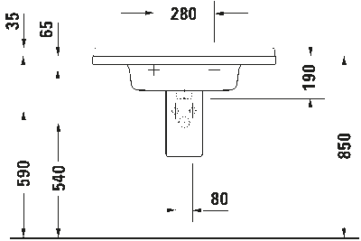 Starck 3 Умывальник 8