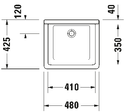 Starck 3 Рабочая раковина 5